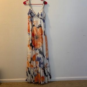 BCBG maxi floral dress